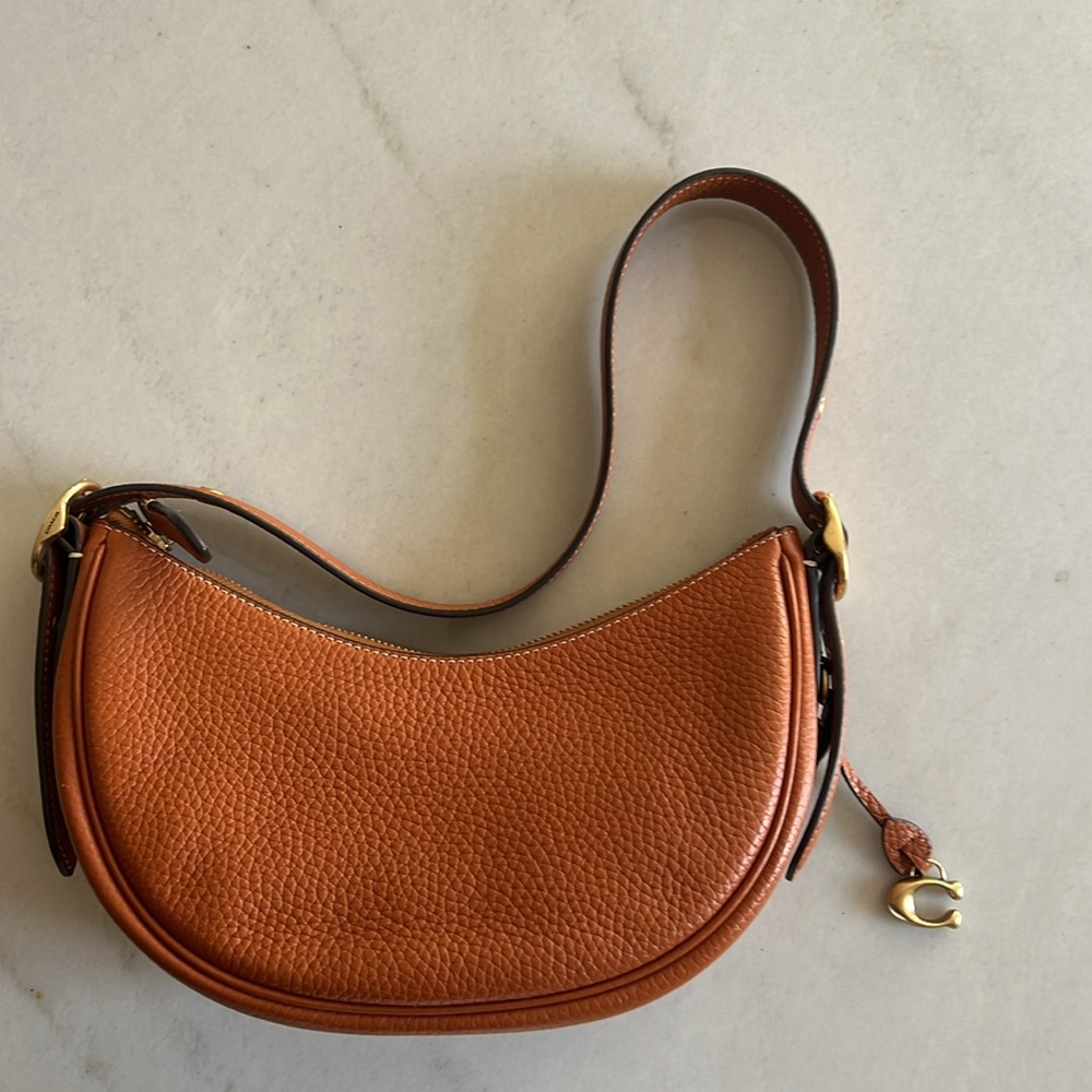 Coach Luna Shoulder bag Burnished Amber Like New